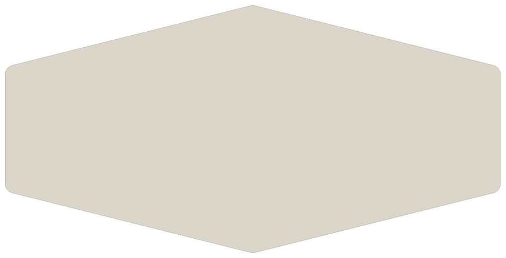 ribesalbes monochrome hex creme gloss płytka ścienna 10x20 - zdjęcie główne