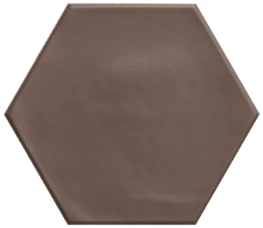 ribesalbes geometry brown matt hex gres 15x17.3 - zdjęcie główne