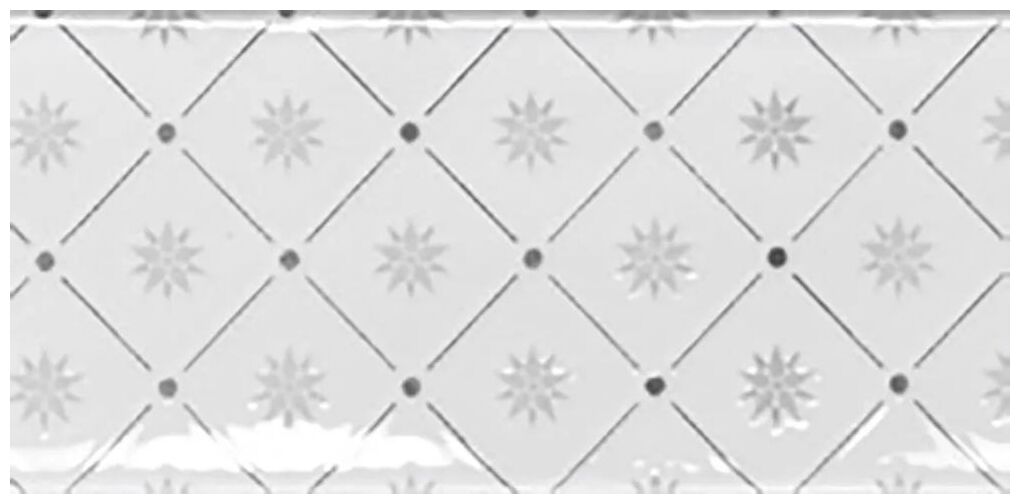 ribesalbes ocean white & black mix dekor 7.5x15 - zdjęcie główne