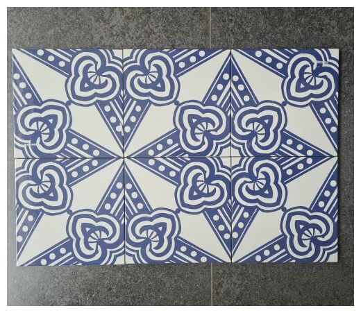 savoia italia vietri decoro rosebery lucido gres 22x22 - zdjęcie nr: 4