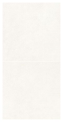Stargres Dessau White Stripes gres rektyfikowany 60x60 - biały gres z efektem 3d łazienkowy i kuchenny - zdjęcie nr: 2