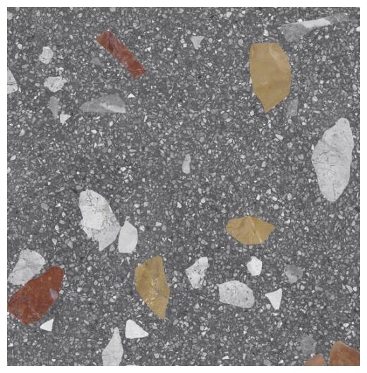 stargres terazzo grey gres rektyfikowany 60x60x0.8 - zdjęcie główne