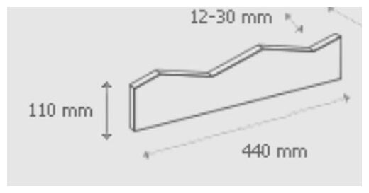 Nanga płytka Startowa z Fugą o cieplej bezowo-tobiaszowej barwie i nieregularnej fakturze - zdjęcie nr: 2