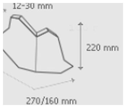 Nanga z Fugą Narożnik dekoracyjny o strukturze przypominającej naturalny kamień w beżach - zdjęcie nr: 2