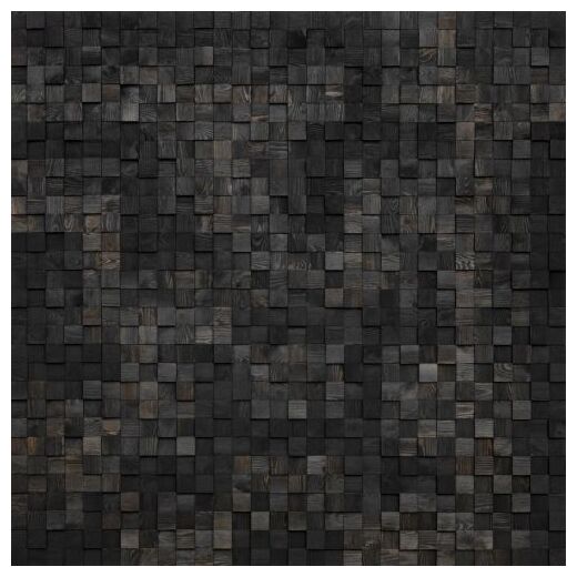 stegu pino carbon ombre panel drewniany impregnowany 38x38x1.2-2 - zdjęcie główne
