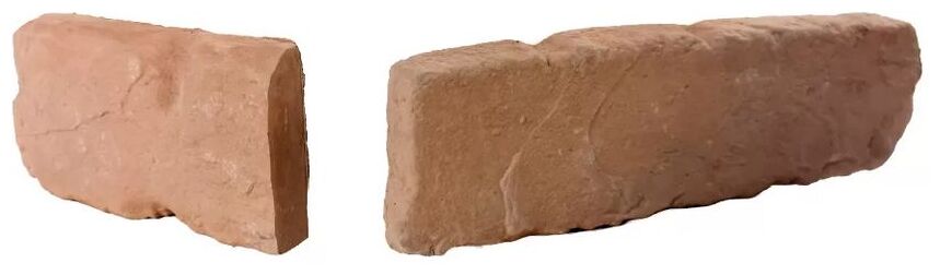 Retro Brick Brown Narożnik dekoracyjny 12x24x6,4 o chropowatej powierzchni i brązowej barwie