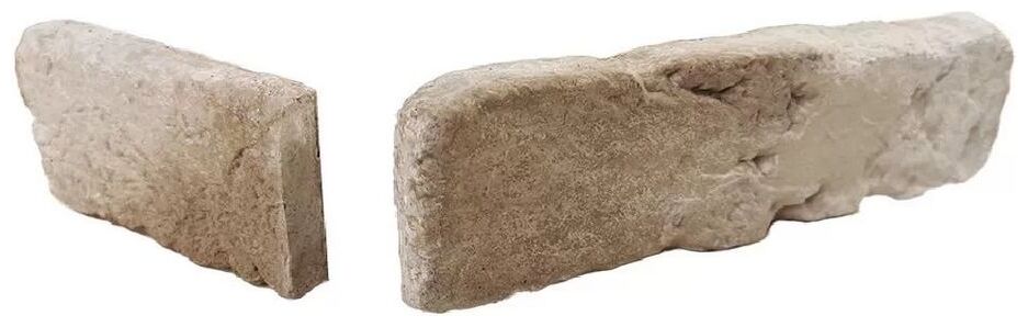 Retro Brick Beige Narożnik dekoracyjny 12x24x6,4 o fakturze starej cegły w beżowym kolorze