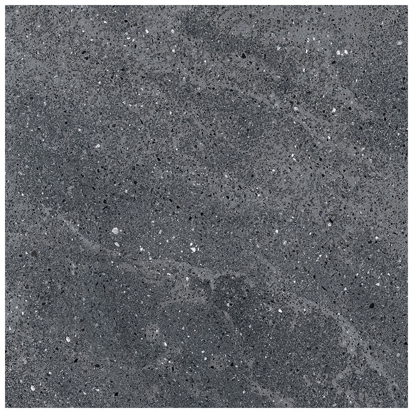 Lavish Graphite Korater gres o matowej ciemnoszarej powierzchni z kamieniopodobnym wzorem