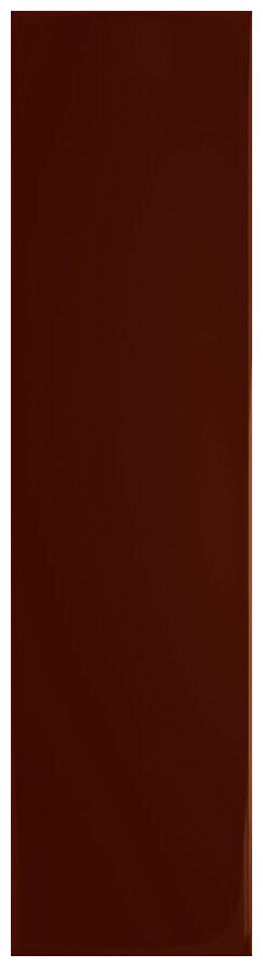 Błyszcząca płytka ścienna Tubądzin Groove Burgundy Gloss w prostokątnym formacie 7,8x29,8