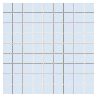 tubądzin pastel błękitny mat mozaika kwadratowa 30.1x30.1 - zdjęcie główne