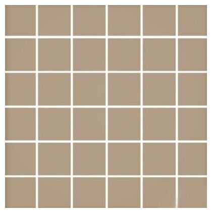 tubądzin pastel cappuccino mozaika kwadratowa 30.1x30.1 - zdjęcie główne