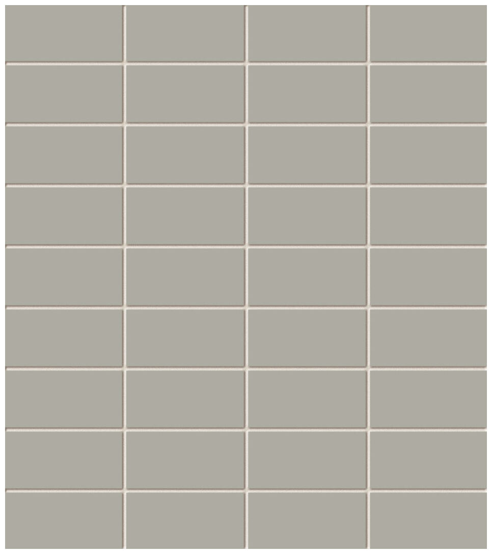 tubądzin pastel cementowy mat mozaika kwadratowa 30.1x30.1 - zdjęcie główne