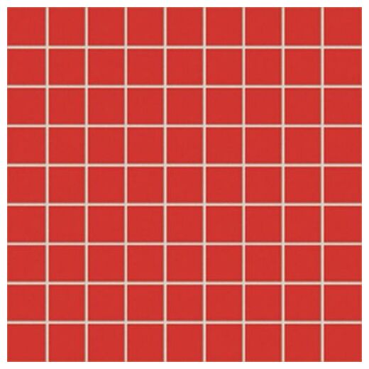 tubądzin pastel czerwony mozaika kwadratowa 30.1x30.1 - zdjęcie główne