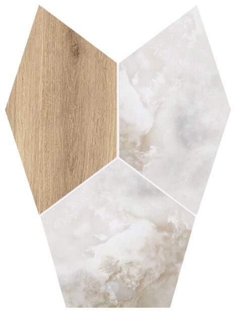 tubądzin onice bianco wood mat mozaika 28x31x0.8 - zdjęcie główne