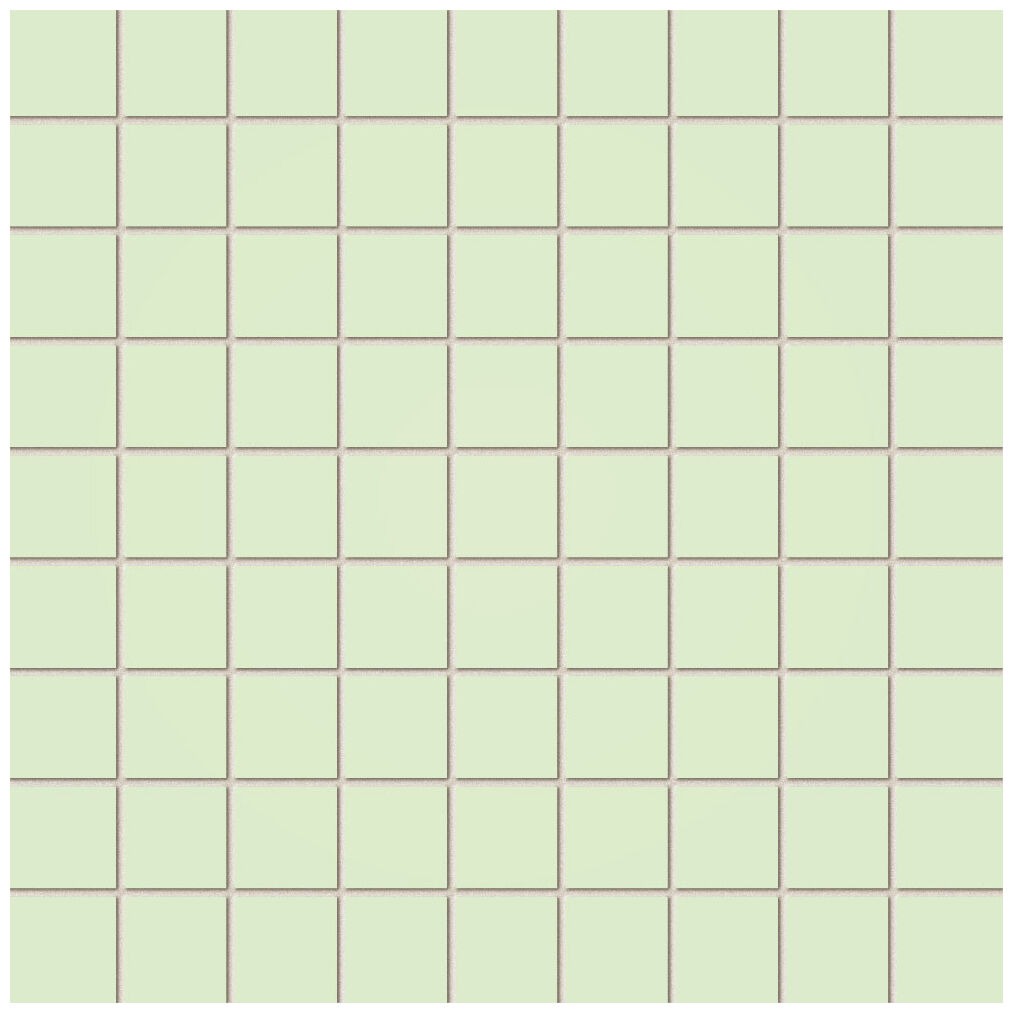 tubądzin pastel mozaika ścienna kwadratowa pistacjowa 30.1x30.1 - zdjęcie główne