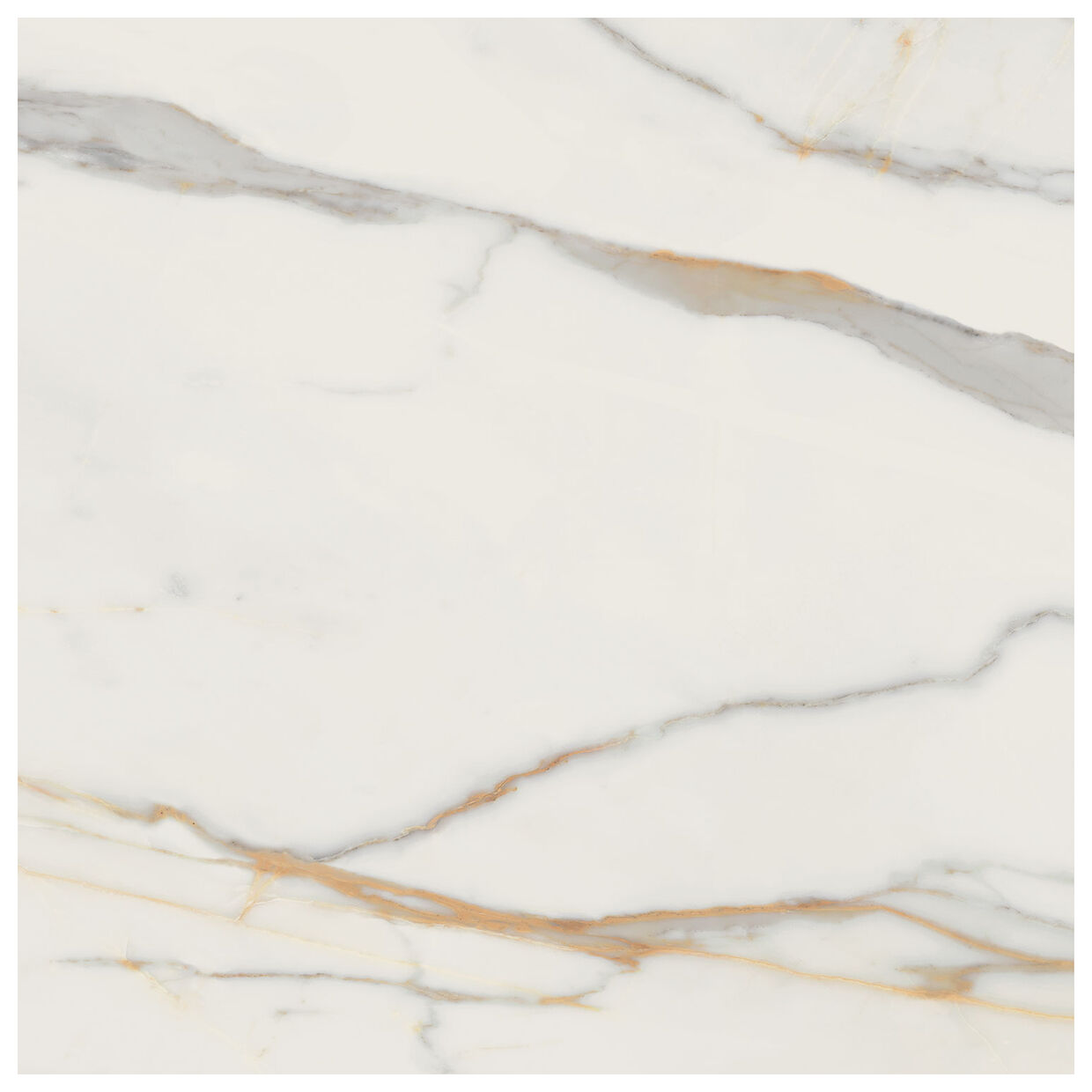 Gres Marmo D ORO matowy imitujący marmur biały ze złotymi i szarymi żyłkami 59,8x59,8 cm