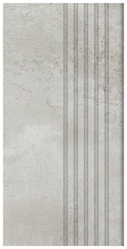 tubądzin epoxy grey stopnica mat 29.6x59.8 - zdjęcie główne