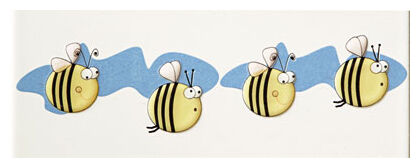 tubądzin pastel robaczki 2 listwa 7.4x20 - zdjęcie główne