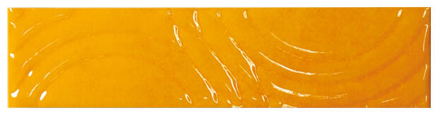 Majolika Punto 12 listwa 4,8x20 w intensywnym pomarańczowym kolorze z błyszczącą powierzchnią