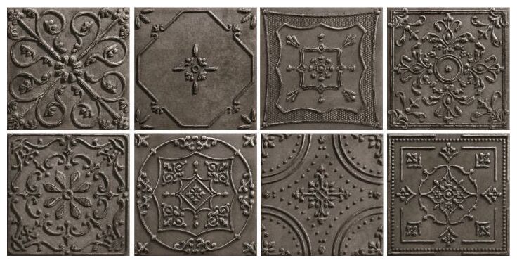 tubądzin tinta platinum dekor 14.8x14.8x1.28 - zdjęcie główne