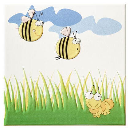 tubądzin pastel robaczki 2 dekor 20x20 - zdjęcie główne