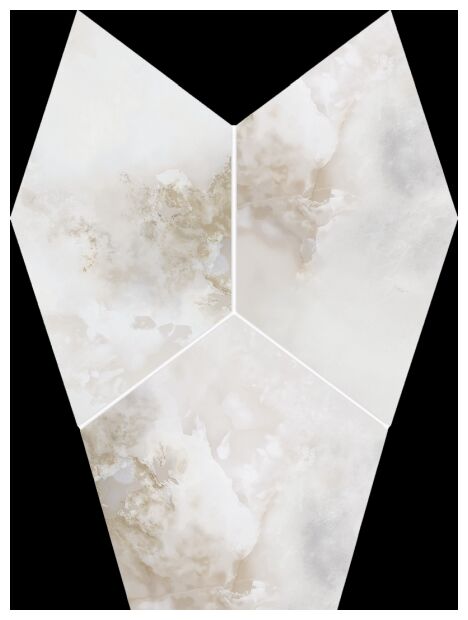 tubądzin onice bianco mat mozaika 28x31x0.8 - zdjęcie główne