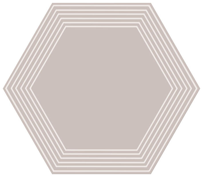 tubądzin cielo e terra beige geometry 2 mat dekor 19.2x22.1x0.6 - zdjęcie główne