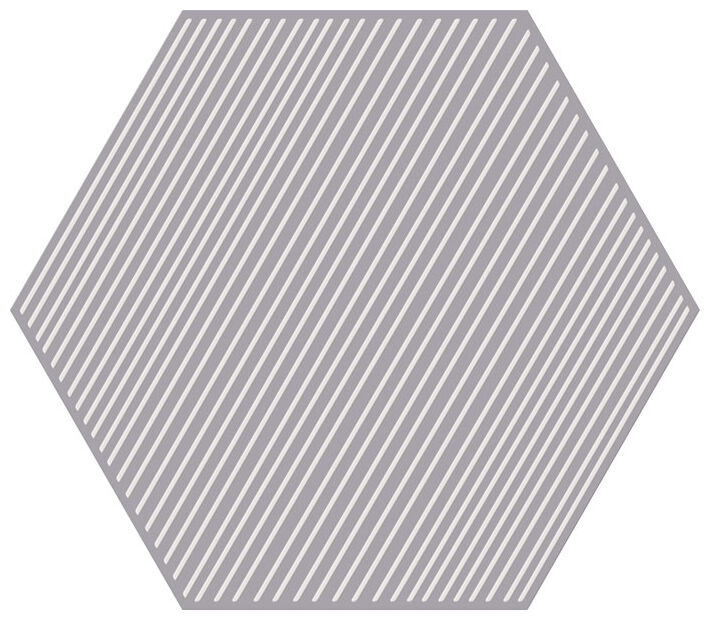 tubądzin cielo e terra violette geometry 3 mat dekor 19.2x22.1x0.6 - zdjęcie główne