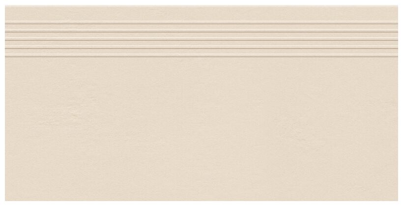 tubądzin industrio ivory stopnica mat rektyfikowana 29.6x59.8x0.8 - zdjęcie główne
