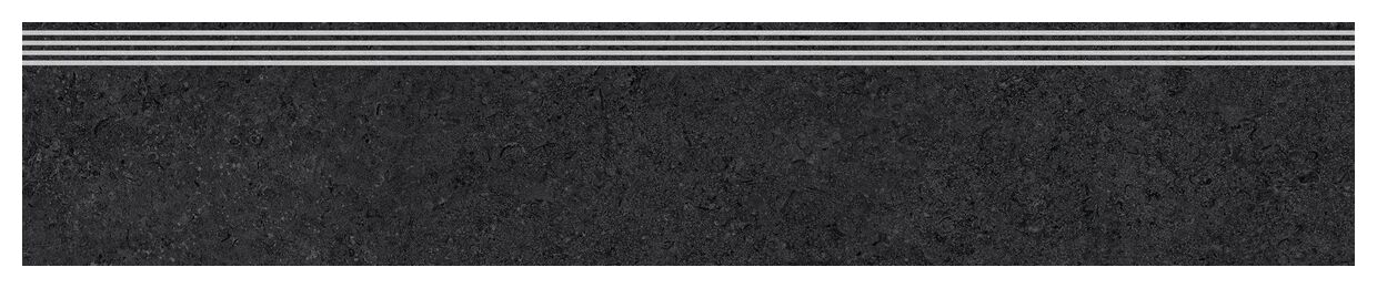 tubądzin care zimba black str stopnica rektyfikowana 29.8x159.8x0.8 - zdjęcie główne