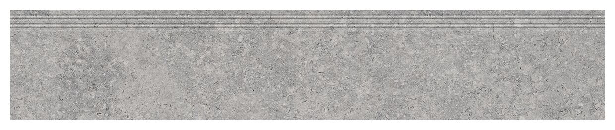 tubądzin zimba light grey str stopnica rektyfikowana 29.8x159.8x0.8 - zdjęcie główne