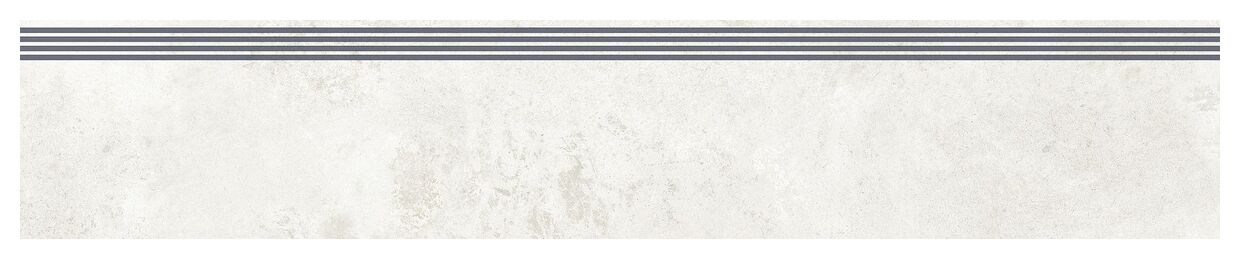 tubądzin care torano white stopnica rektyfikowana 29.8x159.8x0.8 - zdjęcie główne