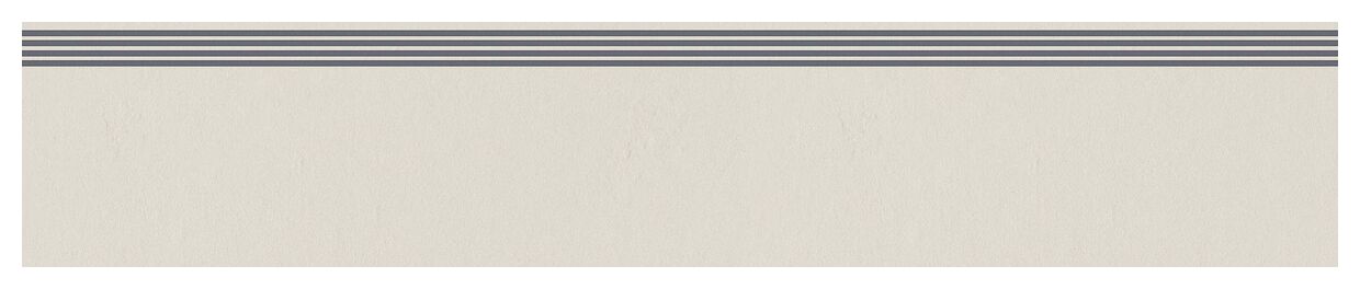 tubądzin care industrio light grey stopnica rektyfikowana 29.8x159.8x0.8 - zdjęcie główne