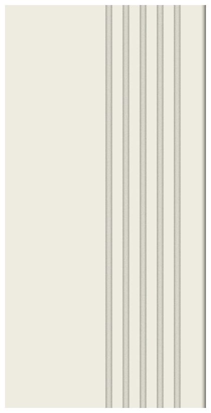 tubądzin cielo e terra bianco mat stopnica rektyfikowana 29.6x59.8 - zdjęcie główne