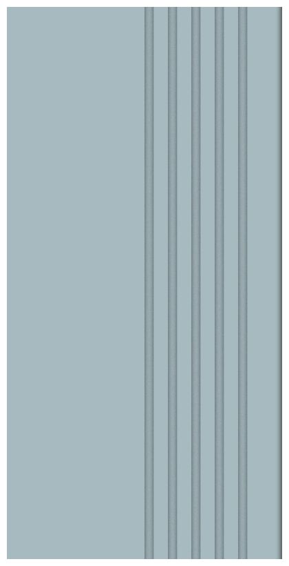 tubądzin cielo e terra blu mat stopnica rektyfikowana 29.6x59.8 - zdjęcie główne