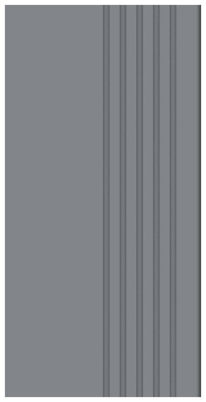 tubądzin cielo e terra grafite mat stopnica rektyfikowana 29.6x59.8 - zdjęcie główne