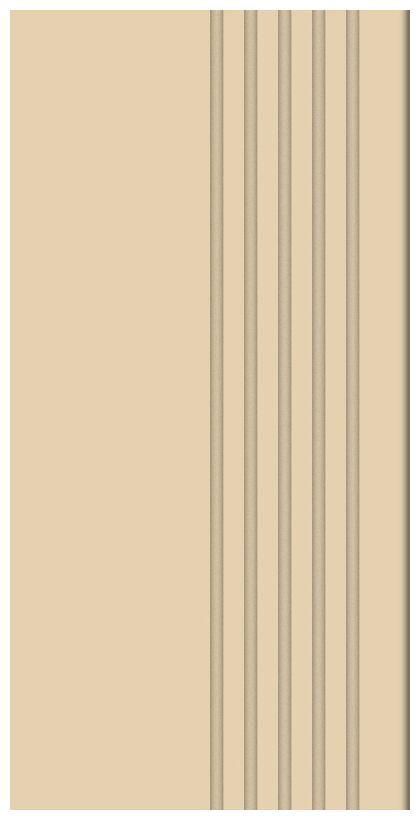 tubądzin cielo e terra sabbia mat stopnica rektyfikowana 29.6x59.8 - zdjęcie główne