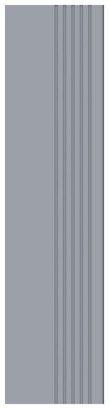 tubądzin cielo e terra violette mat stopnica rektyfikowana 29.6x119.8x0.8 - zdjęcie główne