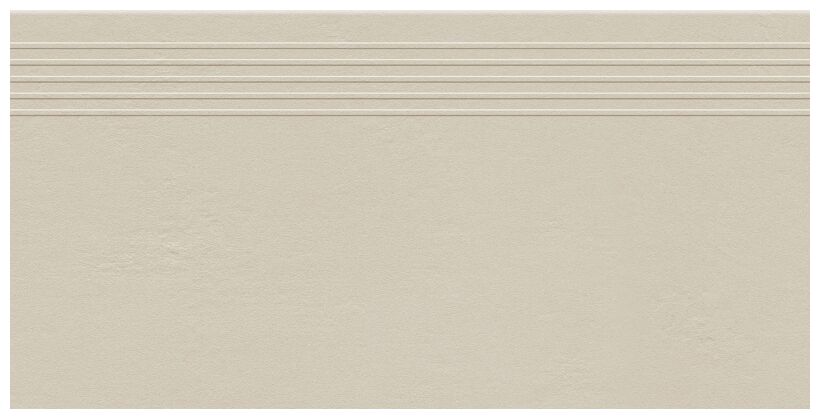 tubądzin industrio cream stopnica mat rektyfikowana 29.6x59.8x0.8 - zdjęcie główne