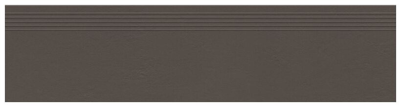 tubądzin industrio dark brown stopnica mat rektyfikowana 29.6x119.8 - zdjęcie główne