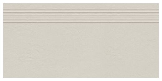 tubądzin industrio light grey stopnica mat rektyfikowana 29.6x59.8x1 - zdjęcie główne