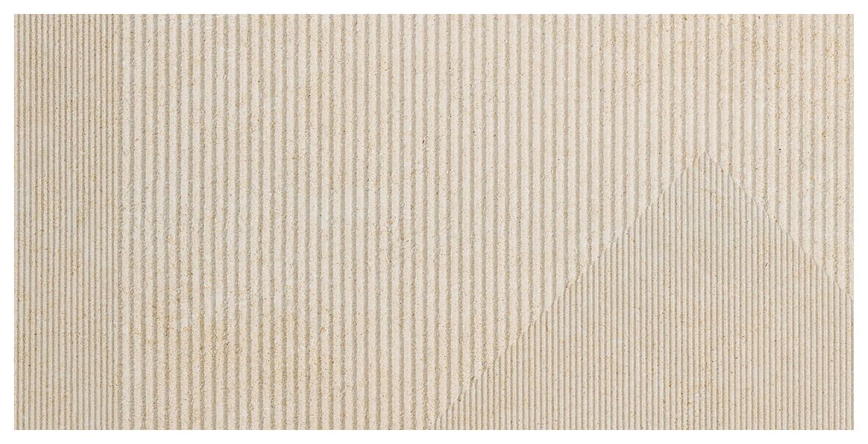 Tubądzin Modular Glitch Ivory 3 STR gres rektyfikowany 59.8x119.8 - gres na zewnątrz