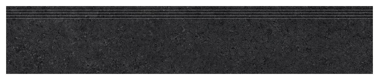 tubądzin zimba black str stopnica rektyfikowana 29.8x159.8x0.8 - zdjęcie główne
