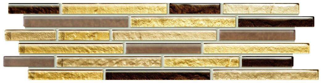 tubądzin venatello brown mosaic listwa 9.8x37.2 