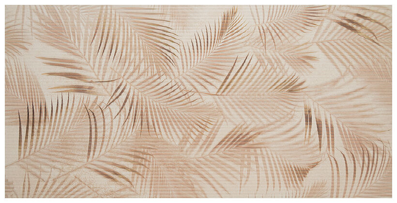 tubądzin torano leaves beige dekor ścienny 59.8x119.8x0.8 - zdjęcie główne