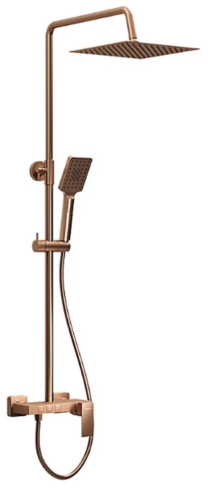 valvex ars kolumna prysznicowa z baterią satin copper (2420180) 