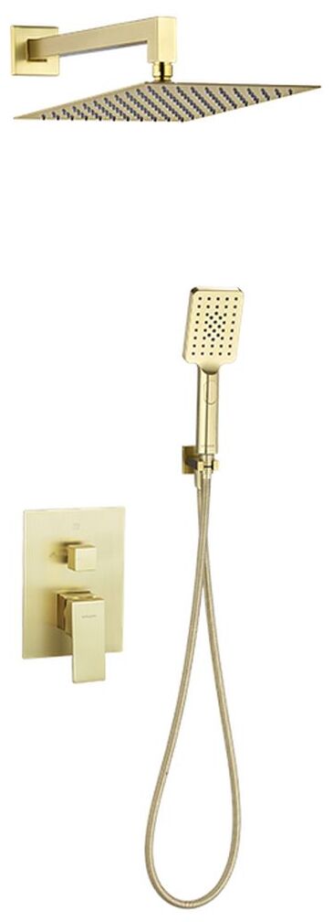 valvex ars zestaw prysznicowy podtynkowy brushed gold (2420270) 