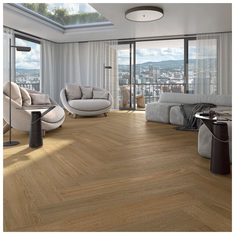 vives oslo-r marron r10 gres rektyfikowany 19.4x120 - zdjęcie nr: 3