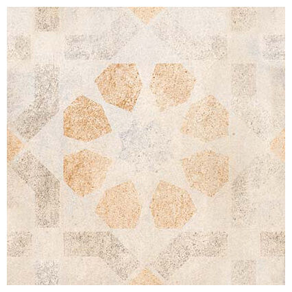 Matowa płytka Kemble Multicolor 30x30 o wzorze imitującym cement w beżach i jasnych brązach