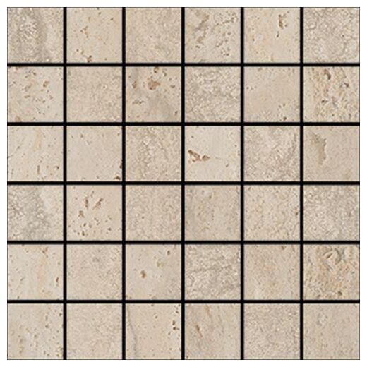 Beżowa mozaika gresowa Paris Natural 30x30 imitująca trawertyn o matowej powierzchni